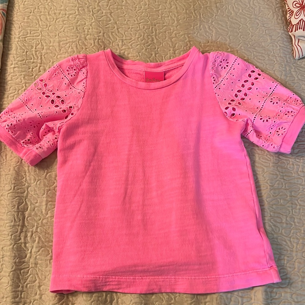 Lilly Pulitzer Hot Pink Shirt💝